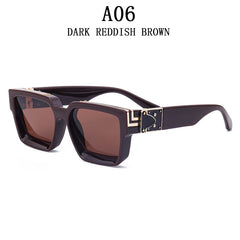 Sunglasses For Men Vintage Square Fashion Glasses Luxury Retro Sunglasses