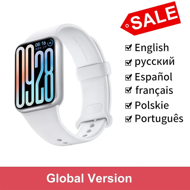 Global Version Xiaomi Smart Band 9 Pro 1.74'' Display Built-in GNSS Xiaomi Band 9 Pro Xiaomi Mi band 21 day Battery Life