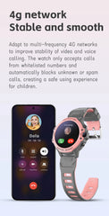 Kids 4G Video Call Chat Smart Watches Student 1.28" Waterproof WIFI LBS Location 700Mah Battery Calculator Children Smartwatch