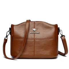 Women Embroidery Tote Bag Leather Ladies Handbags
