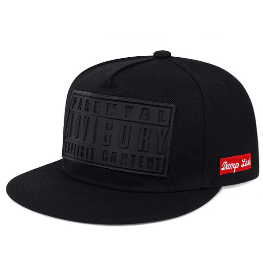 Tide Brand Flat Edge Baseball Cap Couple ADV Hat Korean Version Trend Offset Printing Street Hat Sun Protection Letter Hat