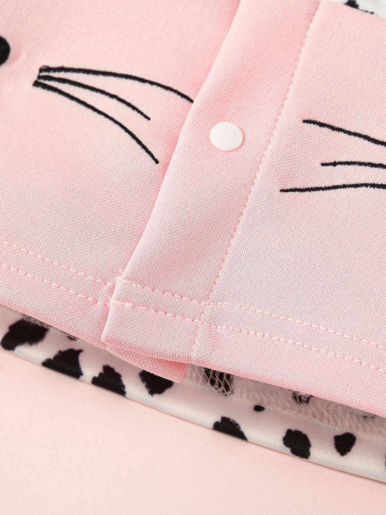 Spring And Autumn Boys And Girls Coat Round Neck Long Sleeve Hooded Leopard Pattern Button Fashion And Warm Infant Toddler