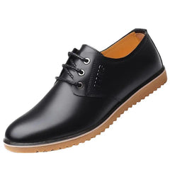 Men Casual Lether Shoes Breathable Male Formal Dress Oxfords Work Shoes