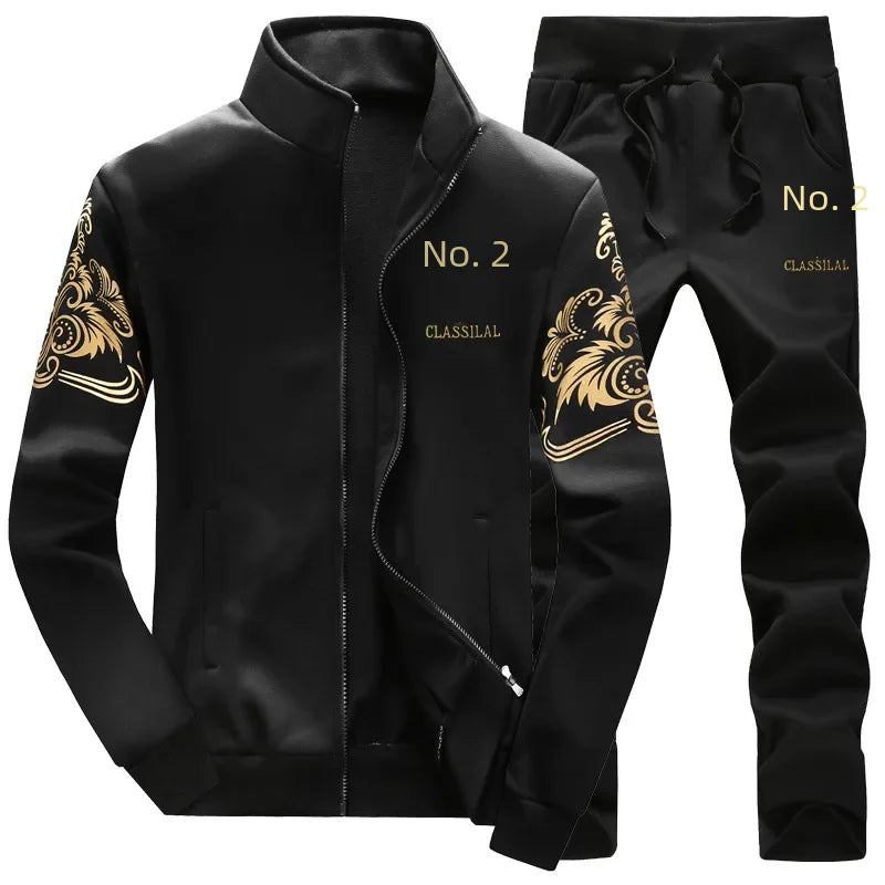 2023 Spring Autumn Marshmallow Men's Sports Suit Casual Long Sleeve Baseball Jersey Jacket Student Fitness Sweatshirt