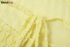 Weird Puss Cross Bandage Women Maxi Dress Backless Sleeveless O Neck Elegant