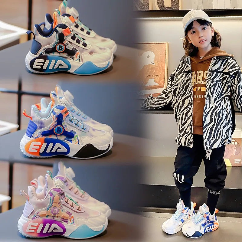 Brand Children's Shoes Kids Sneakers Boys Basketball Shoes Children Sneaker for Boys Girls Casual Footwear Spring Tenis Infantil