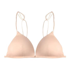 French Style Women Bra Thin Belt Bralette Girls Triangle Cup Underwear Bras