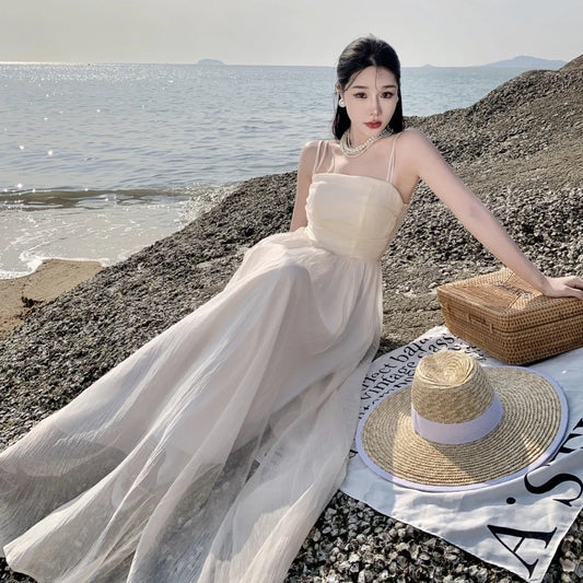 Purple Fairy Evening Party Long Dress Women Vintage Dresses Ladies