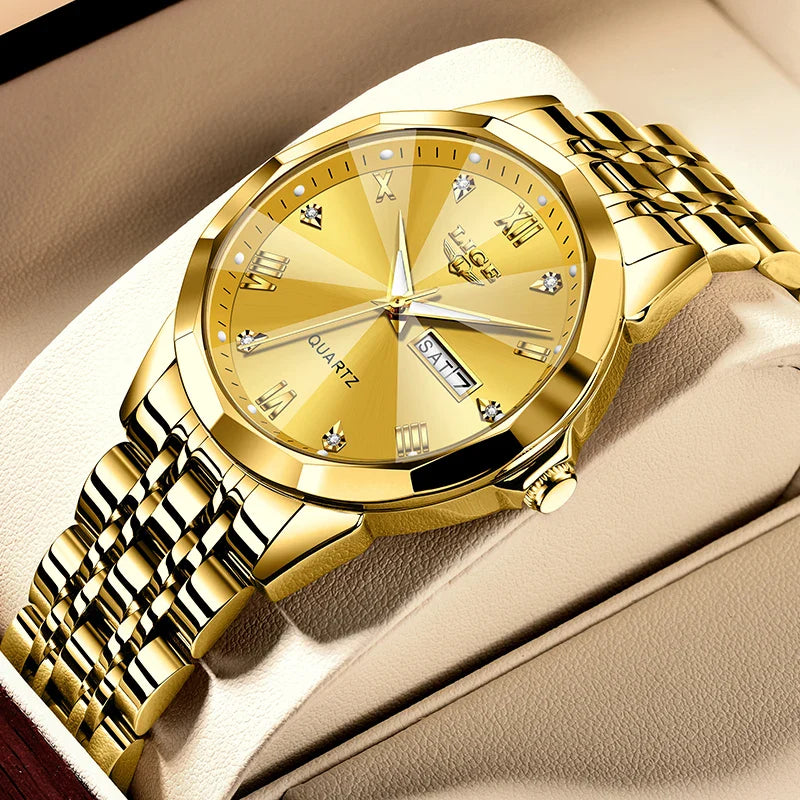 LIGE Fashion Quartz Wristwatches Casual Sport Military Watch For Women Top Brand Luxury Waterproof Watch Ladies Relogio Feminino