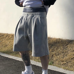Men's Gym Fitness Loose Shorts Casual Street Hip Hop Workout Bodybuilding
