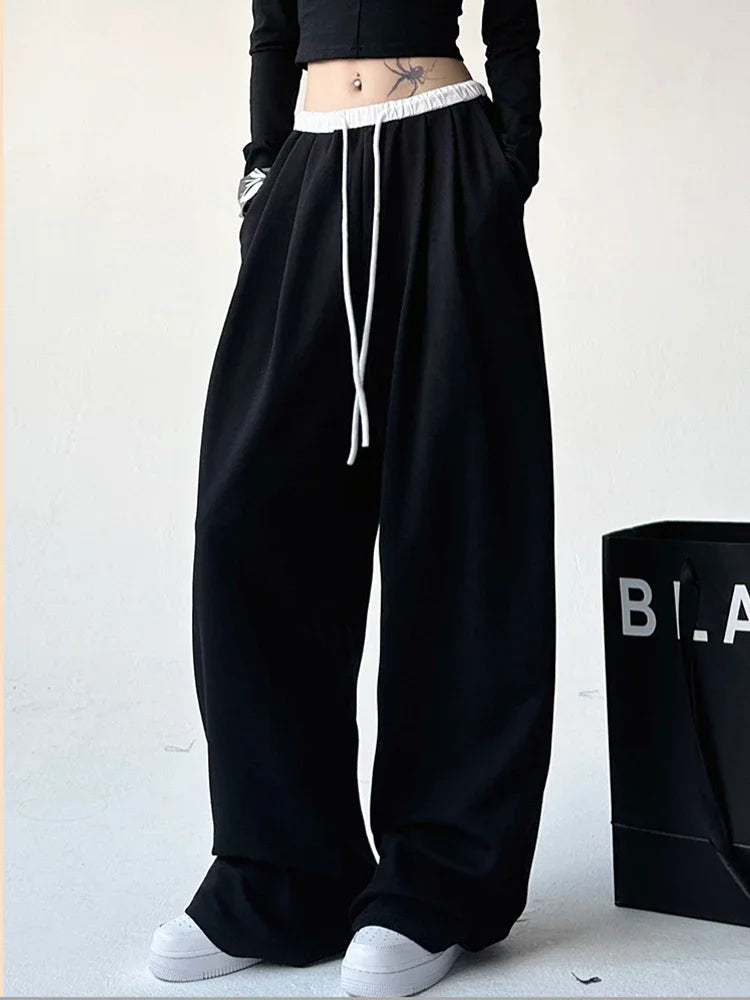 Wide Leg Sweatpants for Women Sport Pants Casual Sportswear Oversize