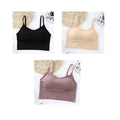 Sports Bra with removable cups Seamless Comfortable Wireless Bra For Women