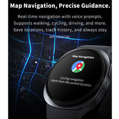 2025 New GPS Map Navigation Smart Watch For Men Women NFC Compass Sports Watch Bluetooth Call AMOLED HD Smartwatch 8 mini