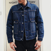 Mans Jacket Selvedge Denim Jacket for Spring and Autumn Jeans Jacket