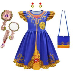 2026 Detective Mira Dress for Girls Clothes Halloween Kids Cosplay Party Masquerade Costume Children Junior Fancy Girls Clothing