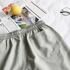 Running Shorts Drawstring Elastic Waist Shorts Loose Gym Sports Men Casual Jogging