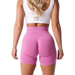 Seamless Shorts for Women Push Up Booty Workout Shorts Fitness Sports Short