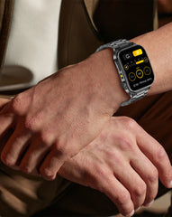 2025 Laser Treatment Three High SmartWatch 1.95" Sapphire Curved Screen ECG+PPG Blood fat Uric Acid Health Diagnosis Smartwatch