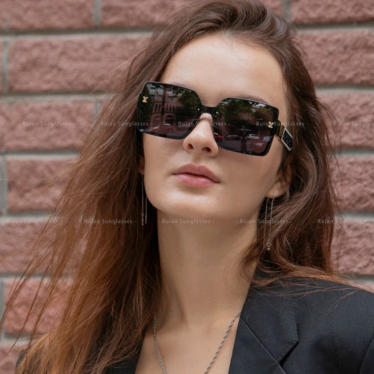 sunglasses for women glasses brand 2024 woman women's retro shades