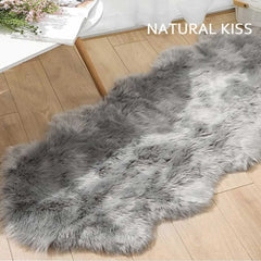 Fur Faux Sheepskin Soft Carpet Washable Seat Mats For Floor Fluffy Rugs Hairy Warm