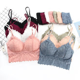 Women's Bra Set Beauty Back Tops Lace Push-up Bras and Panty Sets