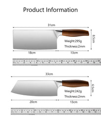 Kitchen Knife Stainless Steel Slicing Cleaver Japanese Chef Fish Cutting Vegetables Meat