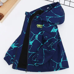 Boys Fashion Outdoor Jacket Thick Winter Waterproof Jackets