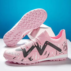 Men Soccer Shoes Football Boots Adult Anti-Slippery Futsal Cleats Sport