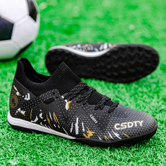 Men Soccer Shoes Football Boots Adult Anti-Slippery Futsal Cleats Sport