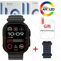 New Smartwatch Official Original Hello Watch 5 Plus ULTRA 3 49mm HD AMOLED 4G ROM NFC GPT Compass Bluetooth Call Clock Men Women