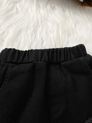 Baby boy autumn outfit casual style striped hooded jacket with ripped pants two-piece set for daily street wear