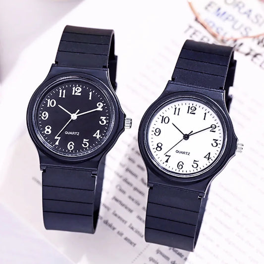 Simple Fashion Quartz Watch for Women Students Wrist Watches Silicone Strap Watch Wholesale Reloj Mujer Elegante Reloj De Mujer