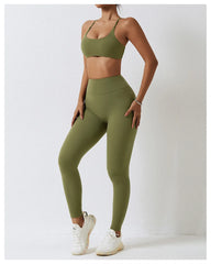 Seamless Yoga Set Workout Sportswear Gym Clothing 2Pcs Sport Sets Women