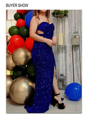 Homecoming Dresses: Backless Velvet Sequin Sleeveless Stretch Women Dresses