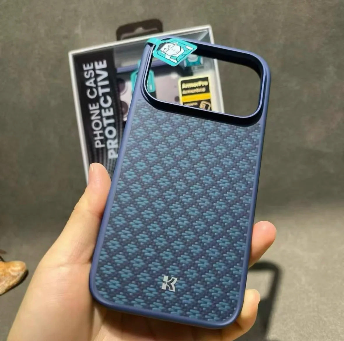 Original Benks Blue Style Kevlar Series For iphone 17 Pro Max Case Woven Aramid Fiber Case for iphone 17 pro caseS