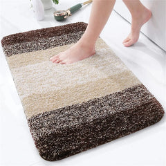Bath Mat U-Shaped Extra Soft Bathroom Rug Absorbent Bathroom Carpet