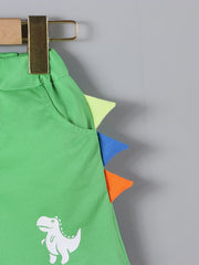 Infant Baby Boy Sets Summer Clothing Casual Sport Suit POLO Shirt + Shorts 2Pcs Set Boys Kids Grey Dinosaur Print Tracksuit