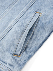 Autumn New Oversize Denim Jackets Men 15.02oz Heavyweight Coats