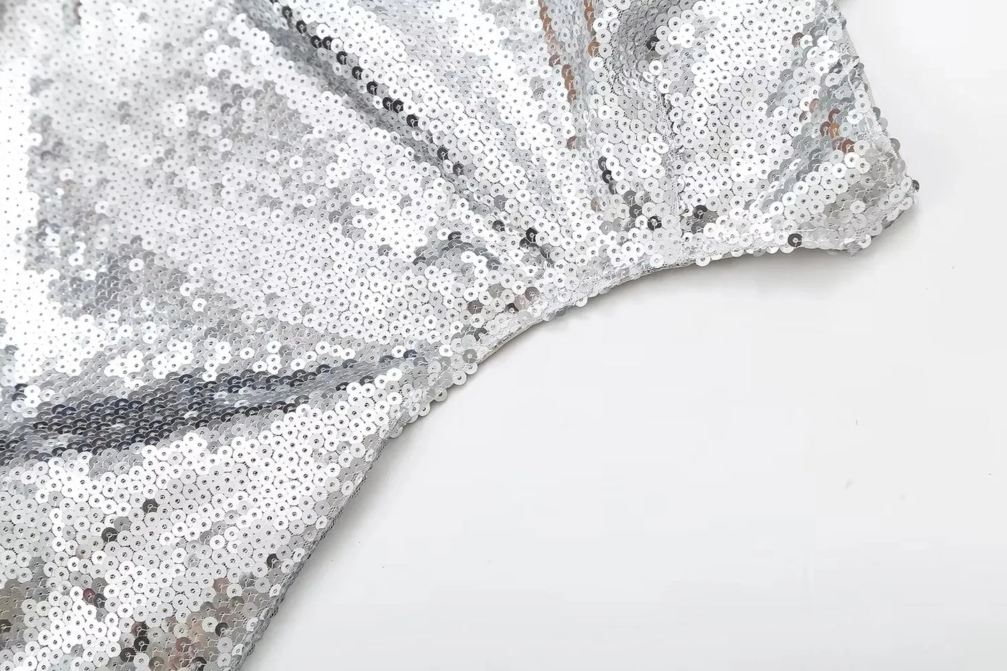 Sling Backless Silvery Maxi Dresses For Women Fashion High Waist