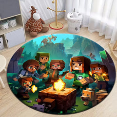 National game Carpet for Living Room Rugs Camping Picnic Mats Flannel Anti-Slip Rug