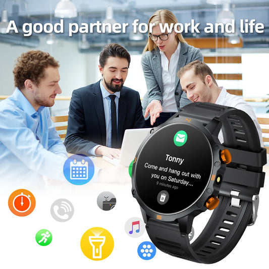2026 NEW Smartwatch for Android/IOS Bluetooth Call Answer Music Player Multi-sports Modes Custom Dial Sport Watch Men Women