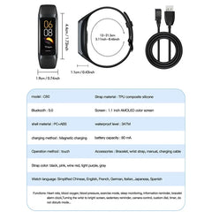 Amoled Smart Watch Smartwatch Band Women Men Heart Rate Blood Oxygen Waterproof Connected Smart Bracelet Sport Fitness Tracker