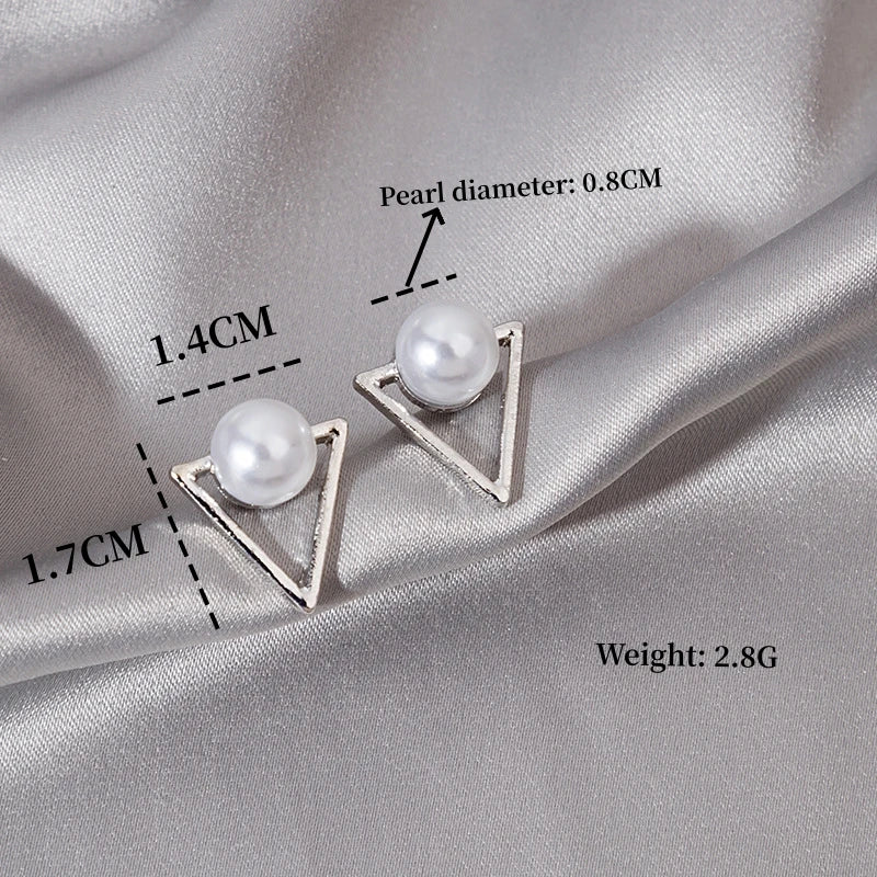 S925 Silver Needle New Love Design Sense Unique Small Group Earrings Simple Black Women's Ear Jewelry Wholesale And Retail