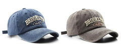 Retro brooklyn Letter Embroidery Baseball Caps Spring Summer Men Women