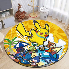 Pokemon Pikachu cute Printed Printed Carpet,rugs for bedroom,Living room floor mat