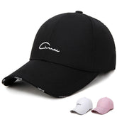 Men And Women Spring And Summer Baseball Cap Hipster Wild Black And White