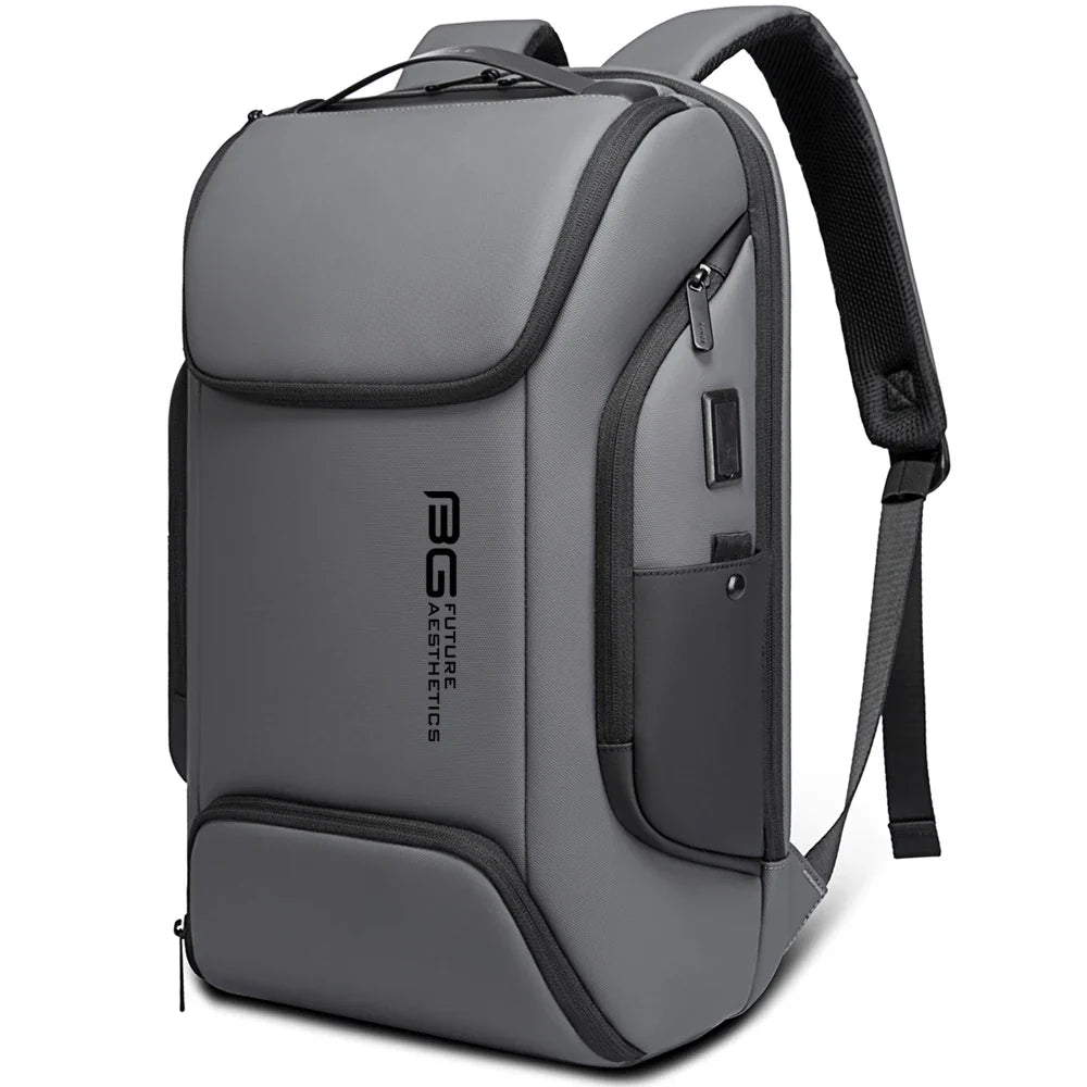 BANGE Business USB Charging Smart Backpacks Fits 15.6 Inch Laptop Commute Backpack WaterProof Carry On Bag for Men Travel Bags
