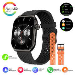 Pinteek Smartwatch Bluetooth Call Smartwatch Touch Dial for Android Music Fitness Tracker Sports Watches Compatible Strava