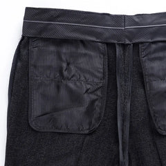 Suit Pant Loose Striped Hight Waist Wool Trousers Classic Straight Formal Mens Dress Pants