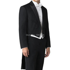 Prom Suits for Men: Wedding Man Tail Coat for Wedding Groom Suits with Double